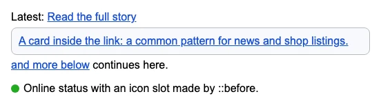 The same page in the reference browser