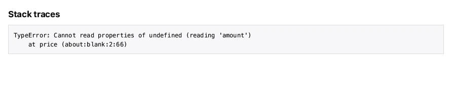 Before: a TypeError thrown inside a map callback