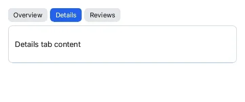 After: a tab component that assigns one panel to its slot