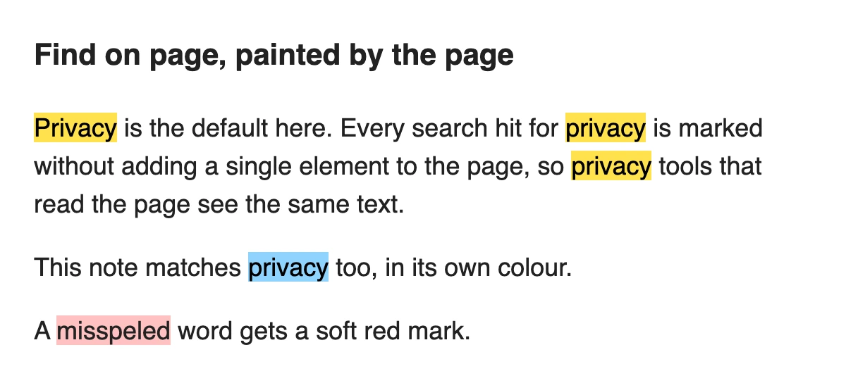 The same page in the reference browser