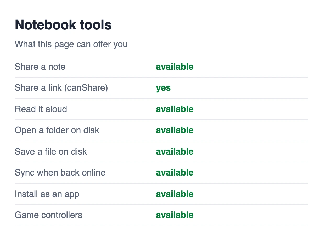 The same page in the reference browser